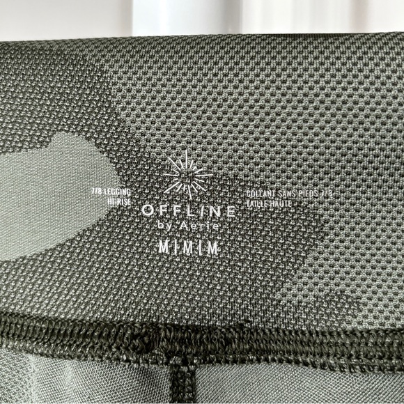 OFFLINE by Aerie Camo High Waisted Legging Olive Fun Green Camo - Picture 12 of 13